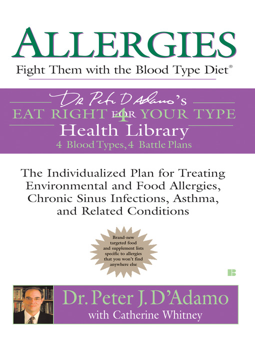 Title details for Allergies by Dr. Peter J. D'Adamo - Available